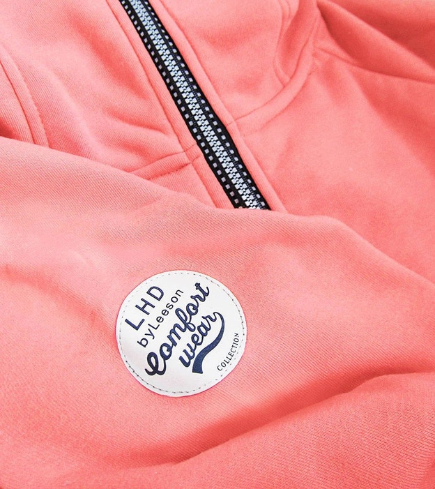 DRES Z KAPTUREM I WYSOKĄ STÓJKĄ ŁOSOSIOWY (AMG747A)