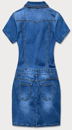 JEANSOWA SUKIENKA PLUS SIZE NIEBIESKA (GD6627)