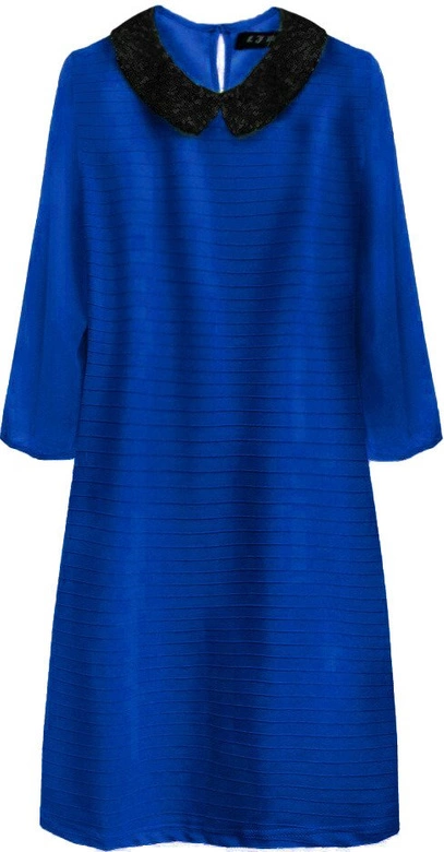 SUKIENKA Z KOŁNIERZYKIEM CHABROWA (6107)