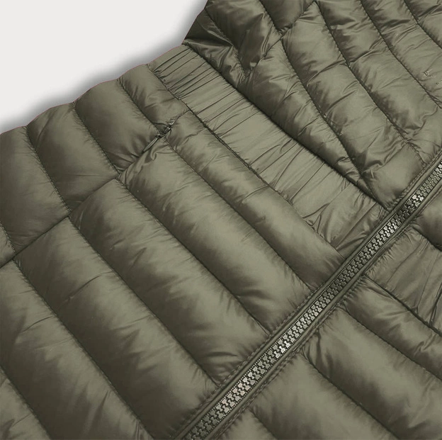 Taliowana kurtka damska khaki (gt-212)