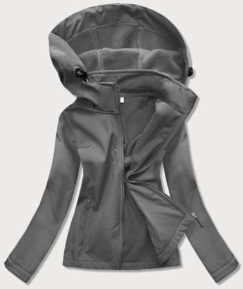DAMSKA KURTKA-BLUZA TREKKINGOWA GRAFITOWA (HH018-2)