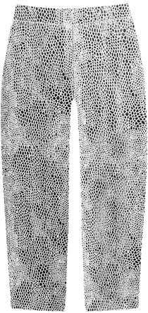 BŁYSZCZĄCE LEGGINSY W ZWIERZĘCY WZÓR CZARNO-BIAŁE (332/1ART)