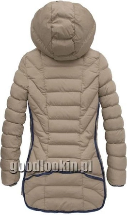 BEŻOWA KURTKA ZIMOWA GO-START (8610B)