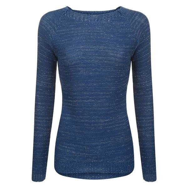 SWETER Z KOKARDKAMI NIEBIESKI CIEMNY (SW020)