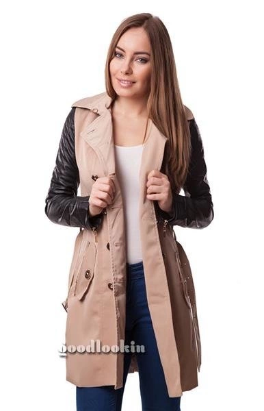 BEŻOWY TRENCZ ZAC&ZOE (CH018)