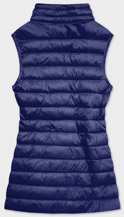 PIKOWANA KAMIZELKA DAMSKA GRANATOWA (23038-215)