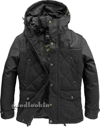 KURTKA ZIMOWA HIKIS CZARNA (358NA)