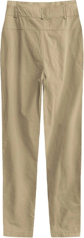 BAWEŁNIANE SPODNIE BEŻOWE (2217)