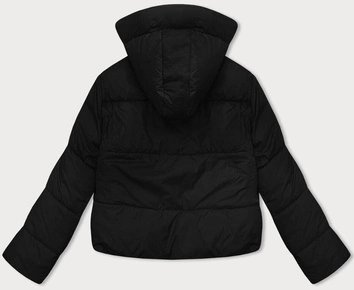Krótka zimowa kurtka damska puchowa J Style czarna (16M9188-392)