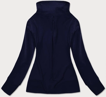 Damska bluza ze stójką granatowa (hd150-04)