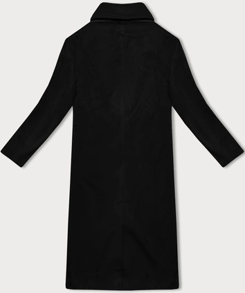 Damski płaszcz przejściowy oversize J Style czarny (11Z8161)