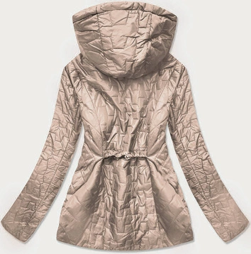 Damska kurtka pikowana beżowa (br0121)