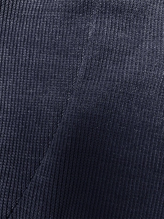 Prążkowany komplet damski granatowy (AMG-341A)