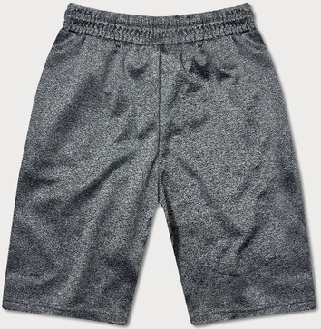 Krótkie spodenki męskie ciemne szare (8K200-5)