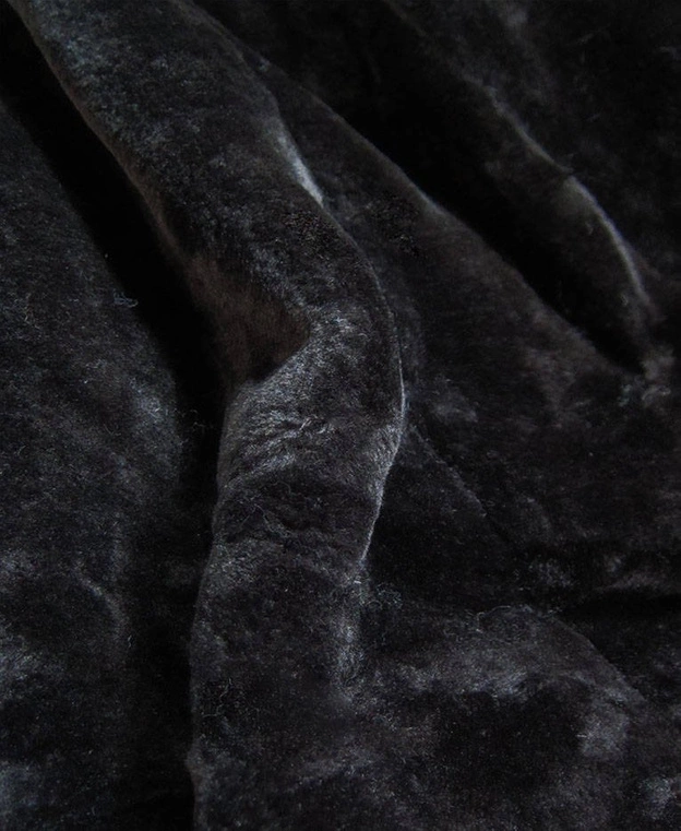 DAMSKA PARKA ZIMOWA Z FUTREM CZARNA (B9550)