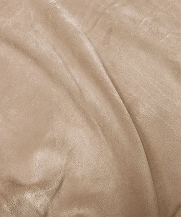 Welurowy dres damski z kapturem jasny beż (8C1175-159)