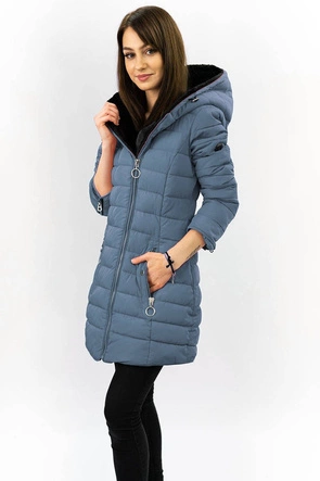 WODOODPORNA DAMSKA KURTKA ZIMOWA NIEBIESKA (M-13)