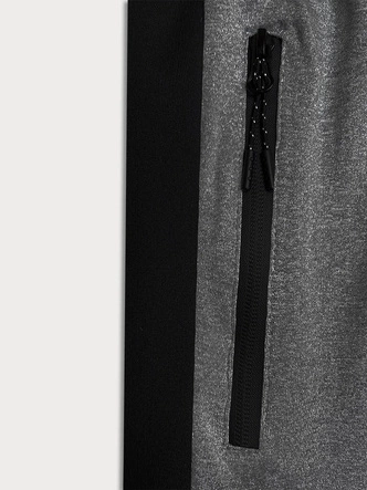 Sportowe spodenki męskie ciemnoszare (8K281-5)