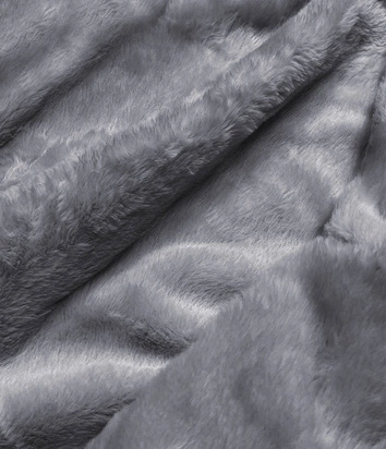 Damska kurtka jeansowa z futrzaną podpinką niebiesko-szara (br9588-5009)