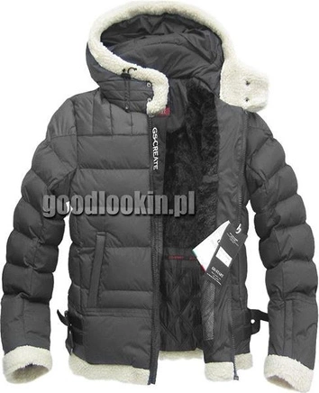 KURTKA ZIMOWA GO-START GRAFITOWA (8596M-2)