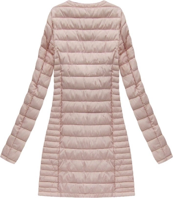 DŁUGA PIKOWANA KURTKA ŁOSOSIOWA (21810)