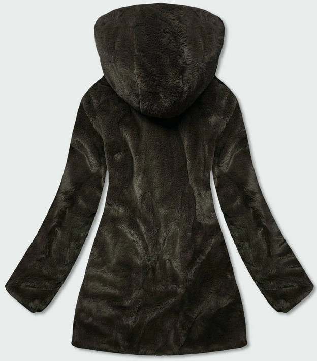 DWUSTRONNA PARKA Z KAPTUREM ARMY (B2634)