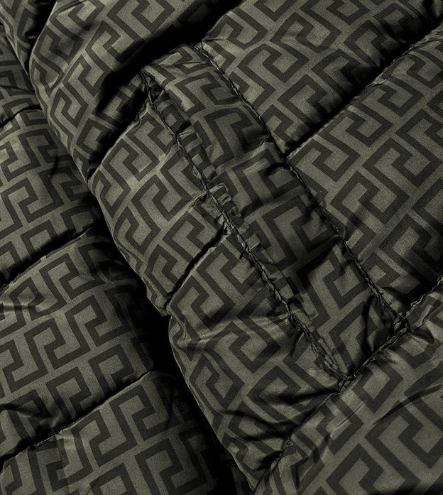 Dwustronna kurtka damska zielona (w555)