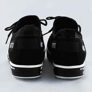 Wsuwane tenisówki damskie czarne (c1039)