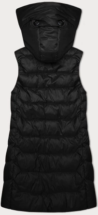 Bezrękawnik damski z odpinanym kapturem S'West czarny (B8231-1)