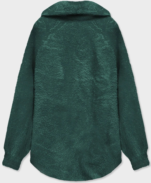 Krótka narzutka alpaka ciemnozielona (CJ65)