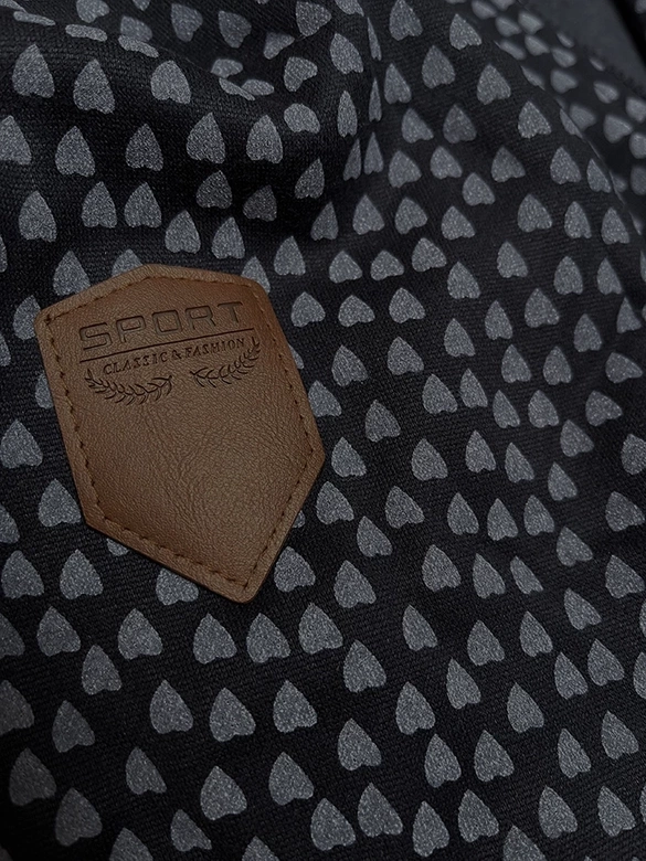 Rozpinana bluza damska w serduszka granatowa (2315)