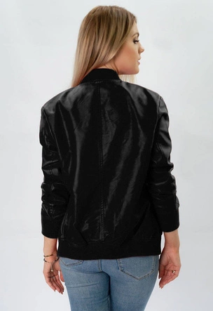 KURTKA PILOTKA CZARNA (XW12X)