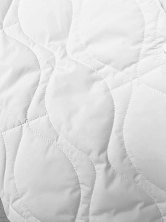 Damski płaszcz oversize biały (5M3177-281)