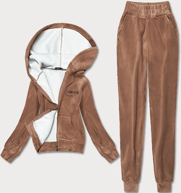 POLAROWY KOMPLET DRESOWY DAMSKI KARMELOWY (YP-1024)