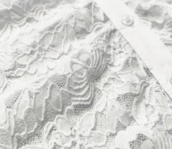 Koronkowa bluzka damska ecru (WH16129)