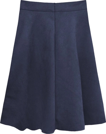 ROZKLOSZOWANA SPÓDNICA GRANATOWA (537ART)