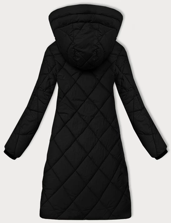 Przejściowa kurtka damska z kapturem Libland czarna (LD-7735)