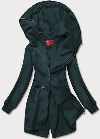 Taliowana bluza damska ciemnozielona (AMG-17)