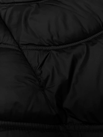 Pikowana kurtka damska J Style czarna (11Z8092)