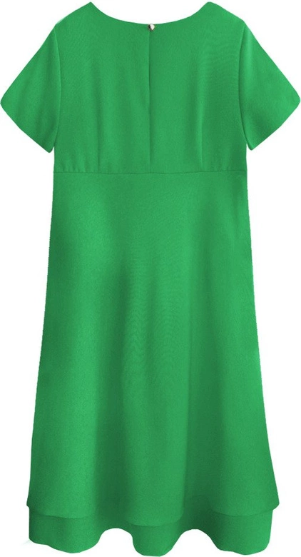 TRAPEZOWA SUKIENKA ZIELONA (436ART)