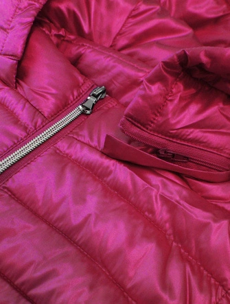 PIKOWANY BŁYSZCZĄCY BEZRĘKAWNIK DAMSKI RÓŻOWY (7000)