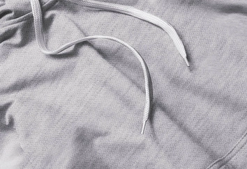 Cienka damska bluza kangurka szara (W06-2)