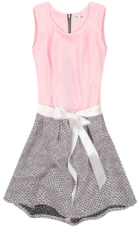 ROZKLOSZOWANA SUKIENKA RÓŻOWA (3054/4)