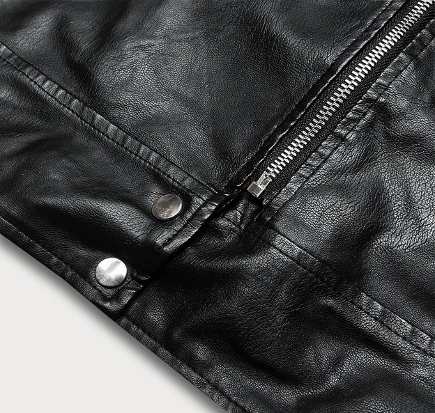 Ramoneska z kołnierzem czarna (HM25)