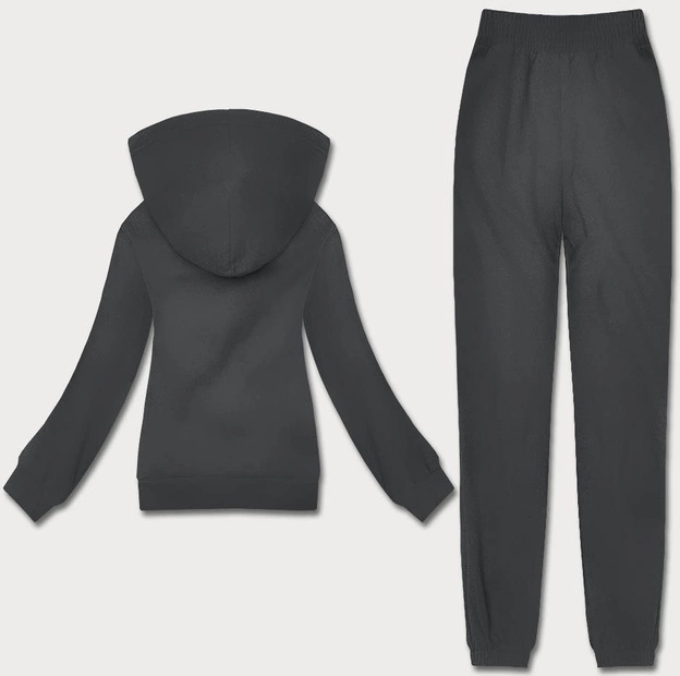 Polarowy dres damski grafitowy (ZCH2212)