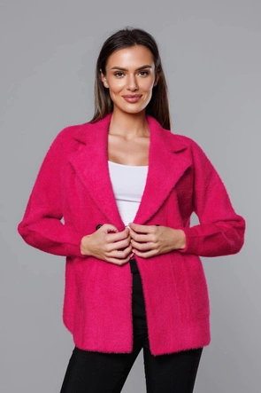 Krótka narzutka alpaka różowa (CJ65)