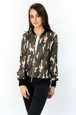 Cienka bluza typu bomber moro (261/1art)
