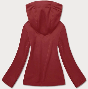 Damska kurtka na polarze czerwona (HH017-5)