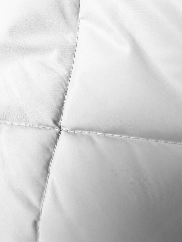 Długa kamizelka damska oversize biała (5M3165-281)