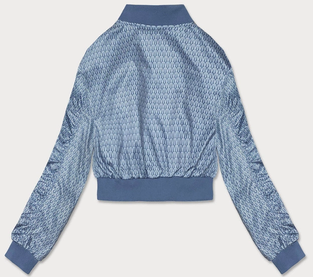 Krótka bomberka damska niebieska (AG3-2206)